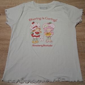 Strawberry Shortcake Women's White Graphic Tee